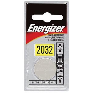 Energizer Lithium Coin 3-Volt (Per Each), 2032