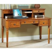 Home Styles Ponderosa Executive Desk With Hutch Combo - Pine