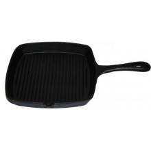 Seasoned Cast Iron Skillet Grill Pan - 10 Inch