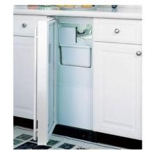 Marvel Ice Maker, 15 Inches - White Cabinet W/ Stainless Steel Full Wrap Door