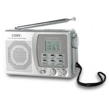 COBY AM/FM SHORT WAVE DIGITAL W/ALARM CLOCK