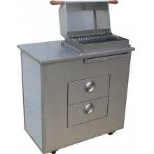 BBQ Guys Stainless Steel Electric Grill W/Stainless Steel Island
