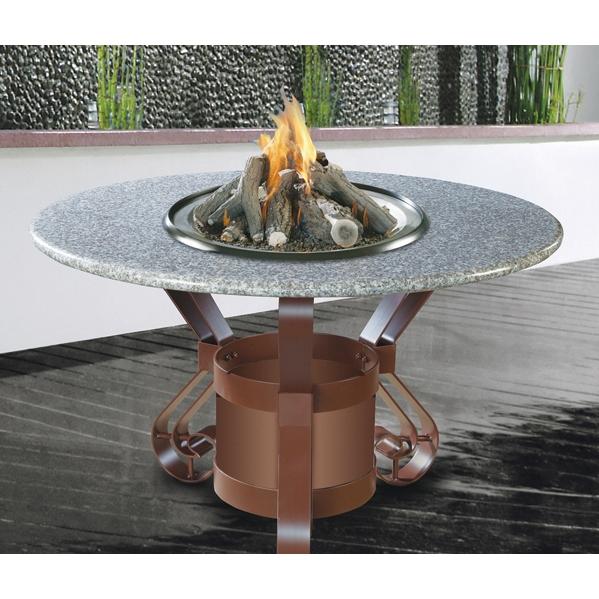 California Outdoor Concepts Solano Dining Height Fire Pit Table With Pebble Granite Top... by California Outdoor Concepts