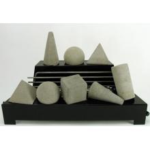 Rasmussen 24 Inch Natural ALTERNA Vent Free Natural Gas FireShapes With Black Chassis And Manual Safety Pilot