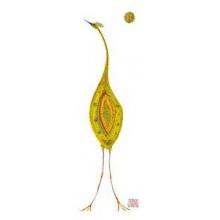 Heron Jaune Poster Print