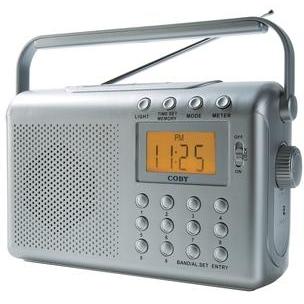 DIGITAL AM FM RADIO WITH NOAA & DUAL ALARM by COBY