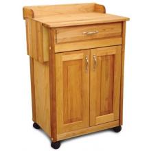 Cart W/Knife Rack/Backsplash/Handle