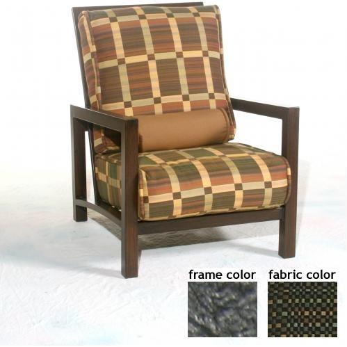 Keys Aluminum Deep Seating Lounge Chair With Scavo Iron Frame And C0849 Fabric Picture