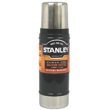 Stanley Vacuum Bottle, 0.5 Quart, Black