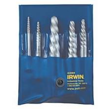 Irwin Industrial Hanson Spiral Flute Screw Extractor Set - 5 Pc.
