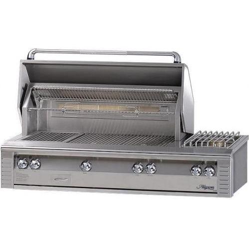 Alfresco Gas Grills LX2 56 Inch Sear Zone Natural Gas Grill W/ Side Burners - Built In