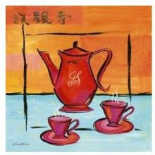 Asian Tea Set I Poster Print