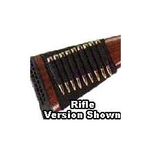 Uncle Mikes Butt Stock Shell Holder, Shotgun - Open Style Black