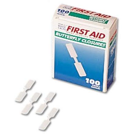 Custom Kits Company Adhesive Bandages Butterfly Box Of 100 (BOX) by Custom Kits Company