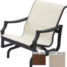 Suncoast Devereaux Sling Leisure Rocker - Cabernet Frame And Nougat Fabric