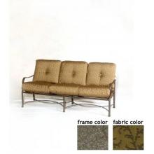 Barcelona Aluminum Deep Seating Sofa With Scavo Bronze Frame And B0825 Fabric