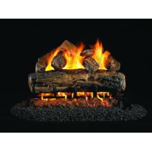Ripped Split Oak Designer Plus Peterson Real Fyre Vented Log Set