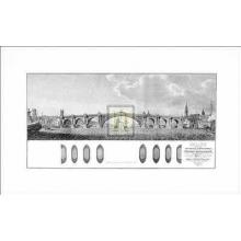 J. Basire - Design For A Bridge With A Centre Arch Size 26x18 Poster Print