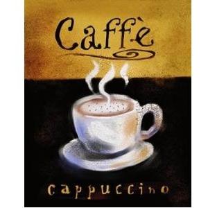 Caffe Cappuccino Poster Print