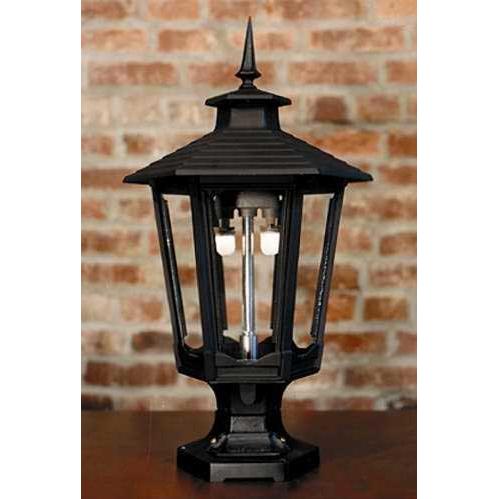 Gaslite America GL1600 Cast Aluminum Manual Ignition Natural Gas Light With Dual Mantle Burner And Pedestal Mount