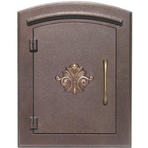 Manchester Antique Copper Column Mailbox Insert (Scroll)