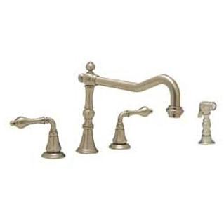 Blanco Madison IV Widespread Faucet W/ Lever Handles And Side Spray (Stainless)
