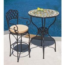 Alfresco Home Portobello Outdoor Bar Set - 30 Inch Round