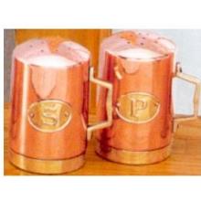 Old Dutch Copper Salt And Pepper Shakers - 4.25 Inch