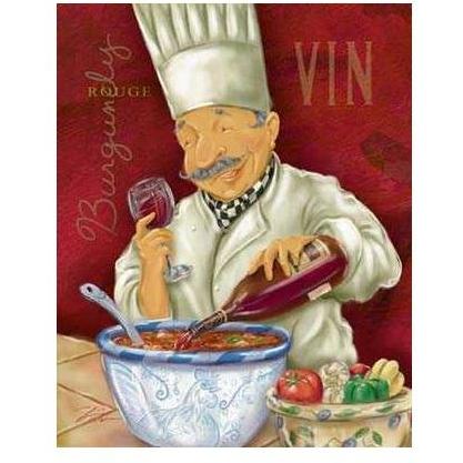Wine Chef IV Poster Print