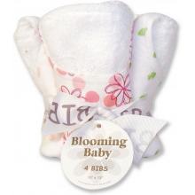 Hula Baby Blooming Bib Bouquet 4-Pack