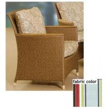 Shade Trends Tradewinds Chat Chair With Team Arm Accent With Debut Seamist Stripe Fabric