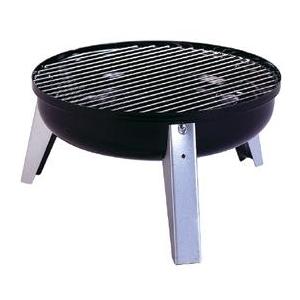 Meco Charcoal Grills - 2000 Black Portable Tailgate Charcoal BBQ Grill