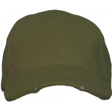 Lighted Structured Hat W/ 2 LED Lights Olive