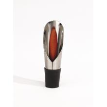 Outset Dripless Wine Pourer W/ Wood Stopper - Rosewood