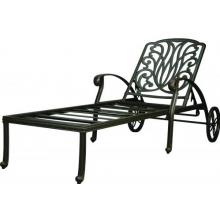 Elisabeth Cast Aluminum Patio Chaise Lounge - No Cushion(s)