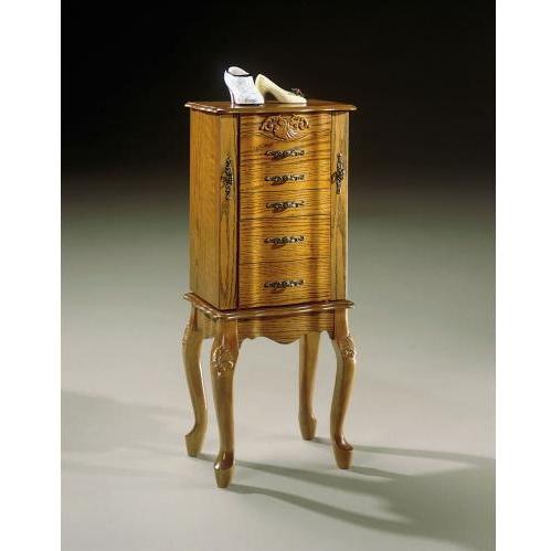 Powell Furniture - Nostalgic Oak Jewelry Armoire - 997-316