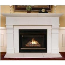 Cambridge Collection Gas Log Roosevelt Fireplace Mantle