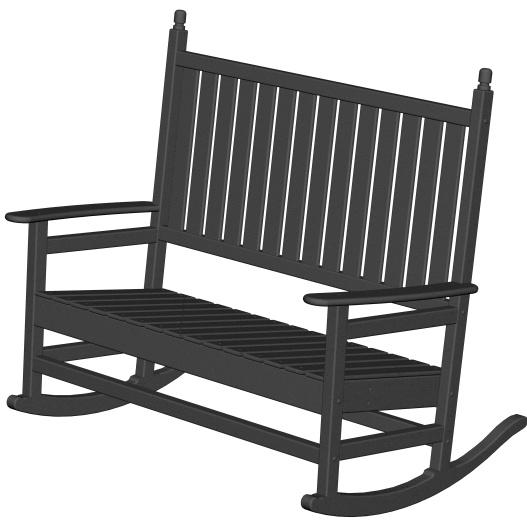 Poly-Wood Recycled Plastic Wood Trade Wind Double Rocking Chair