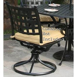 Alfresco Home Chateau Dining Swivel Rocker Frame-AZ