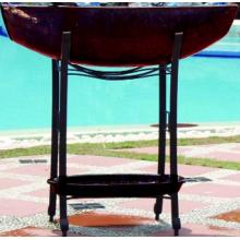 Alfresco Home Barca Bev Cooler-Cognac