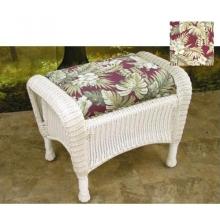 North Cape Tufted Ottoman Cushion ONLY- Paradiso Crimson