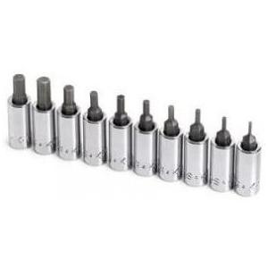 SK Hand Tool 10 Piece 1/4 Foot Drive Fractional Hex Bit Socket Set