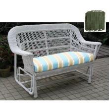 North Cape Pinehurst Resin Wicker Double Glider - Sage