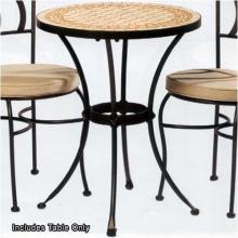 Alfresco Home Manchego Outdoor Bistro Table - 24 Inch Round