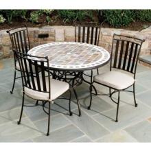 Alfresco Home Portobello 48 Inch Round Dining Table Group