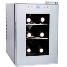 Haier 6 Bottle Wine Cooler With Touchscreen, Silver HVTS06BSS