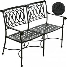 Windham Castings American Gothic Settee Frame Only, Black