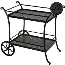 Windham Castings Accessories Woven Tea Cart Frame Only, Black