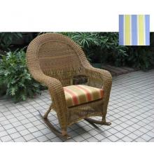 North Cape High Back Rocker/ Dining Chair Cushion ONLY (1)- Huntington Mediterranean