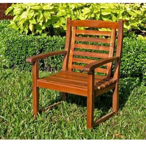Acacia Wood Trinidad Chair - Stain Finish